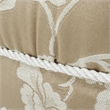 Yolanda Tufted Decorative Round Ottoman Neutral