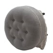 Yolanda Tufted Decorative Round Ottoman Light Grey