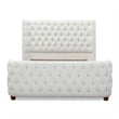 Brooklyn Queen Tufted Panel Bed Antique White
