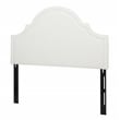 Catherine Upholstered Queen Headboard Antique White