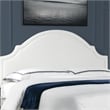 Catherine Upholstered King Headboard Antique White