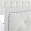 Marcella Tufted Wingback Queen Bed Bright White