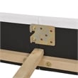 Marcella Tufted Wingback Queen Bed Bright White