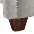 Marcella Tufted Wingback King Bed Silver Grey