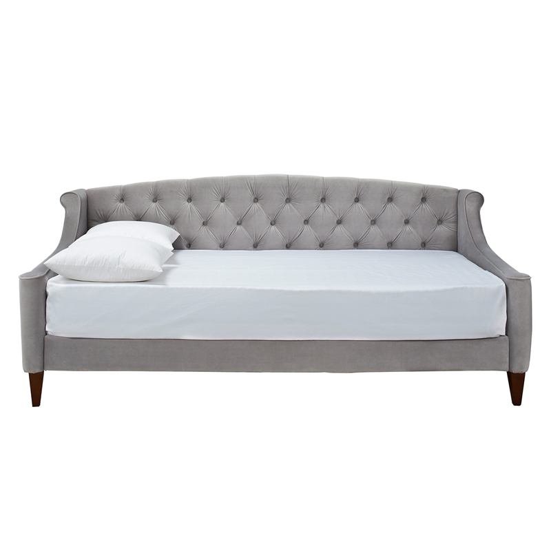 Lucy Upholstered On Tufted Sofa Bed, Upholstered Tufted Sofa Bed