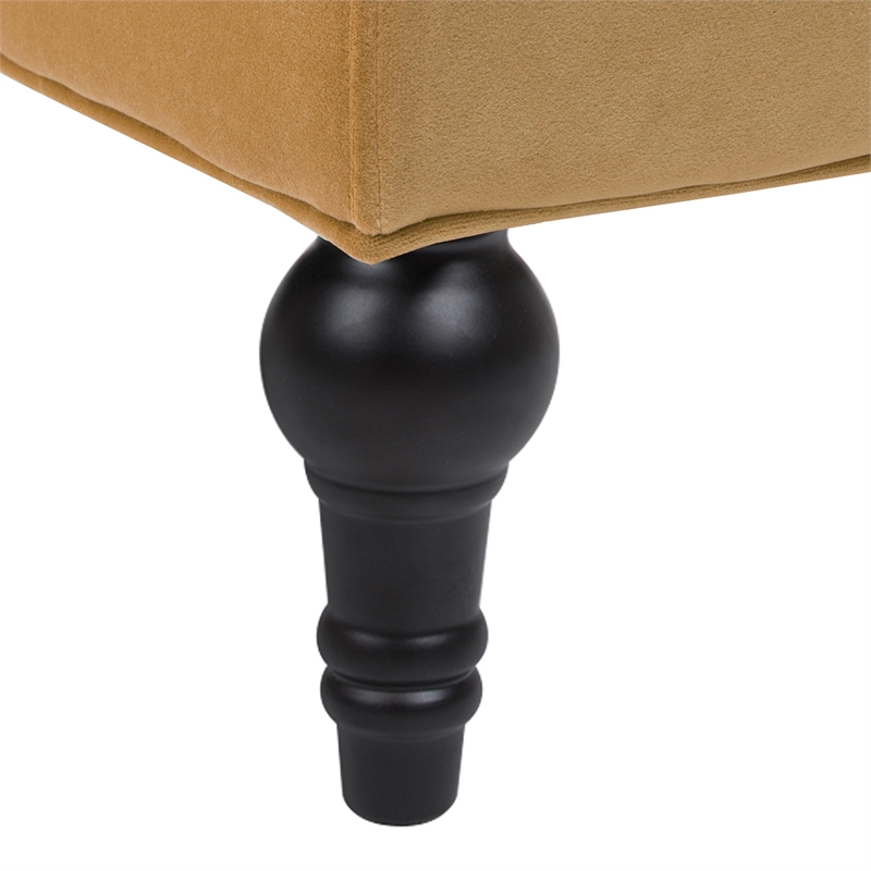 Lewis Bolster Arm Entryway Bench Gold Cymax Business