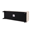 Lewis Bolster Arm Entryway Polyester Cream Bench