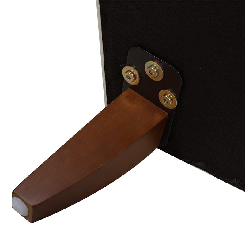 Alana Lawson Accent Arm Chair Metal Casters Sky Neutral