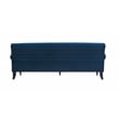 2 Piece Sofa Set with Sofa and Accent Chair in Navy Blue