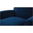 2 Piece Sofa Set with Sofa and Accent Chair in Navy Blue