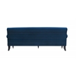 3 Piece Sofa Set with Sofa and Set of Two Chair in Navy Blue