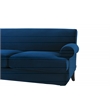 3 Piece Sofa Set with Sofa and Set of Two Chair in Navy Blue