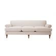 3 Piece Sofa Set of Recessed Arm Sofa and Set of Two Accent Arm Chair