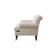 3 Piece Sofa Set of Recessed Arm Sofa and Set of Two Accent Arm Chair