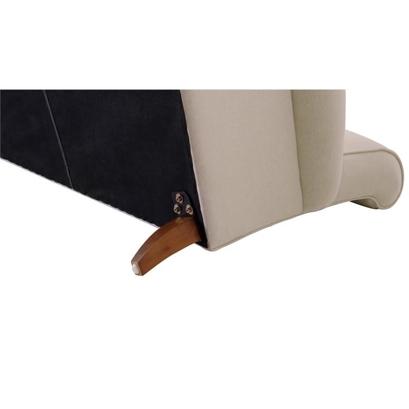 2 Piece Sofa Set with Recessed Arm Sofa and Accent Arm Chair