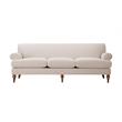 2 Piece Sofa Set with Recessed Arm Sofa and Accent Arm Chair