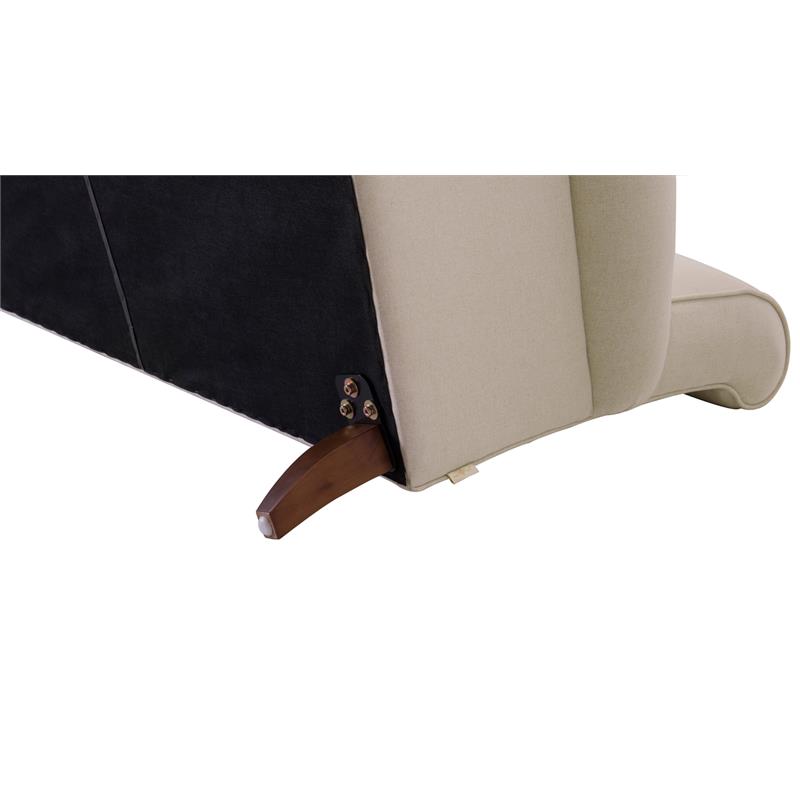 2 Piece Chair Set of Accent Arm Chair Metal Casters