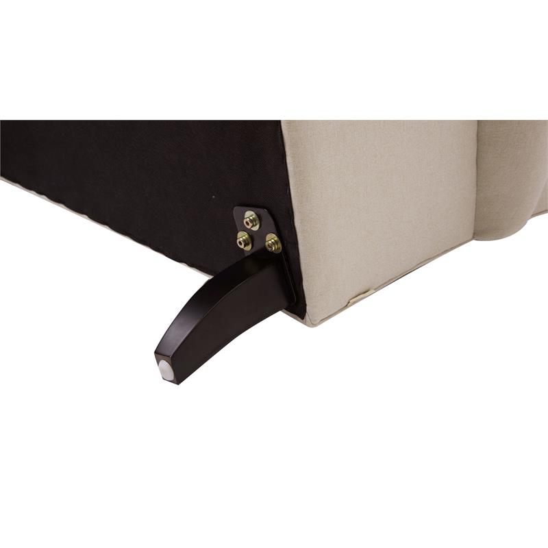 2 Piece Chair Set of Accent Arm Chair Metal Casters