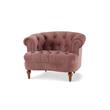 2 Piece Chair Set of Victorian Tufted Accent Chair