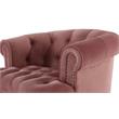 2 Piece Chair Set of Victorian Tufted Accent Chair