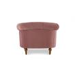 2 Piece Chair Set of Victorian Tufted Accent Chair