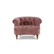 2 Piece Chair Set of Victorian Tufted Accent Chair