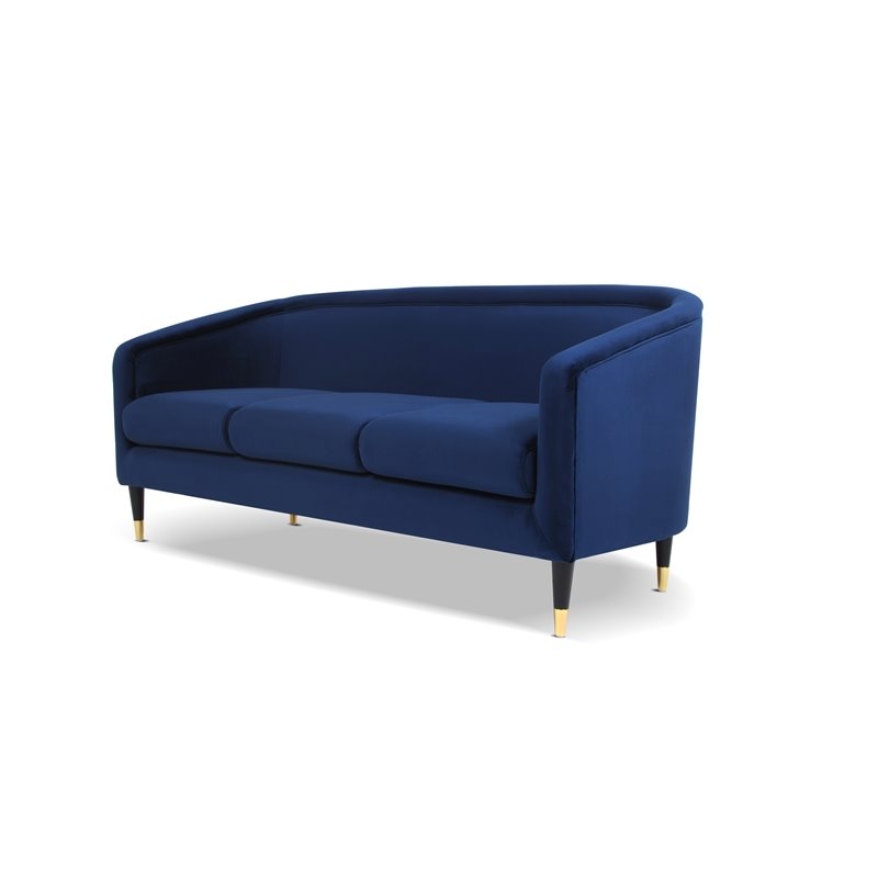 Avri Modern Tuxedo Sofa Navy Blue 63990 3 859 Avri Modern Tuxedo Sofa Navy Blue