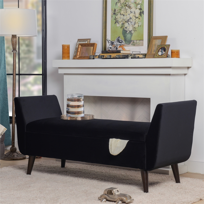 Featured image of post Mid Century Entryway Storage Bench - Thanks to its sleek style, this storage bench is suitable for placement anywhere.