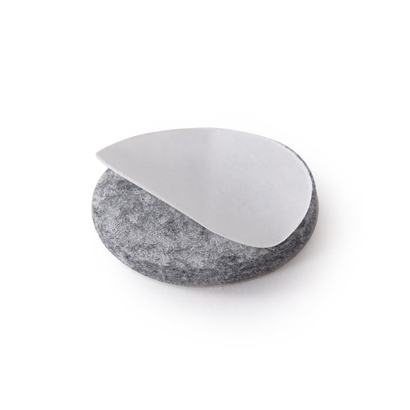 Jennifer Taylor Self-Stick Furniture Felt Pads Gray