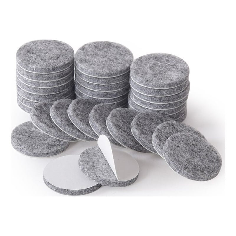 Jennifer Taylor Self-Stick Furniture Felt Pads Gray