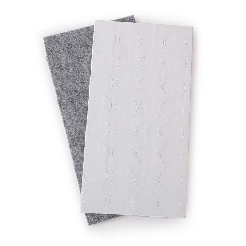 Jennifer Taylor Self-Stick Furniture Felt Pads Gray
