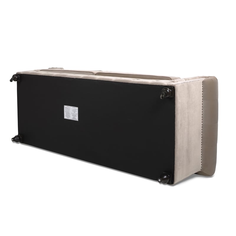 Jennifer Taylor Home Winston Tufted Chesterfield Sofa Mink