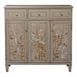 Jennifer Taylor Home Dauphin Handpainted Entryway Storage Cabinet Grey Cashmere