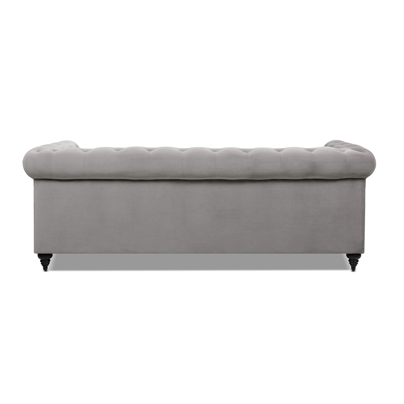 Jennifer Taylor Home Alto 88 Tufted Chesterfield Sofa Opal Grey Velvet 63022 3 865 Jennifer Taylor Home Alto 88 Tufted, Jennifer Taylor Home Sofa Bed