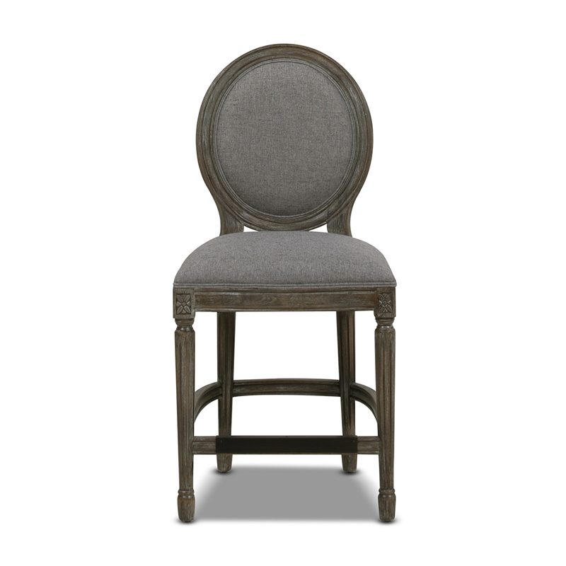 Bella 25 Upholstered Counter Height, Gray Upholstered Counter Height Bar Stools