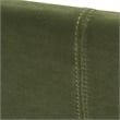 Marcella Upholstered Shelter Headboard Bed King Olive Green