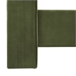 Marcella Upholstered Shelter Headboard Bed King Olive Green