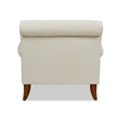 Jennifer Taylor Home Alana Lawson Accent Arm Chair Metal Casters Light Beige