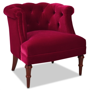 jennifer taylor home katherine tufted accent chair siren red