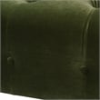 Jennifer Taylor Home Samuel Tufted Roll Arm Chaise Lounge Olive Green Velvet