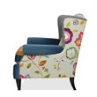 2 Piece Anya Armchair Set Floral & Leopard