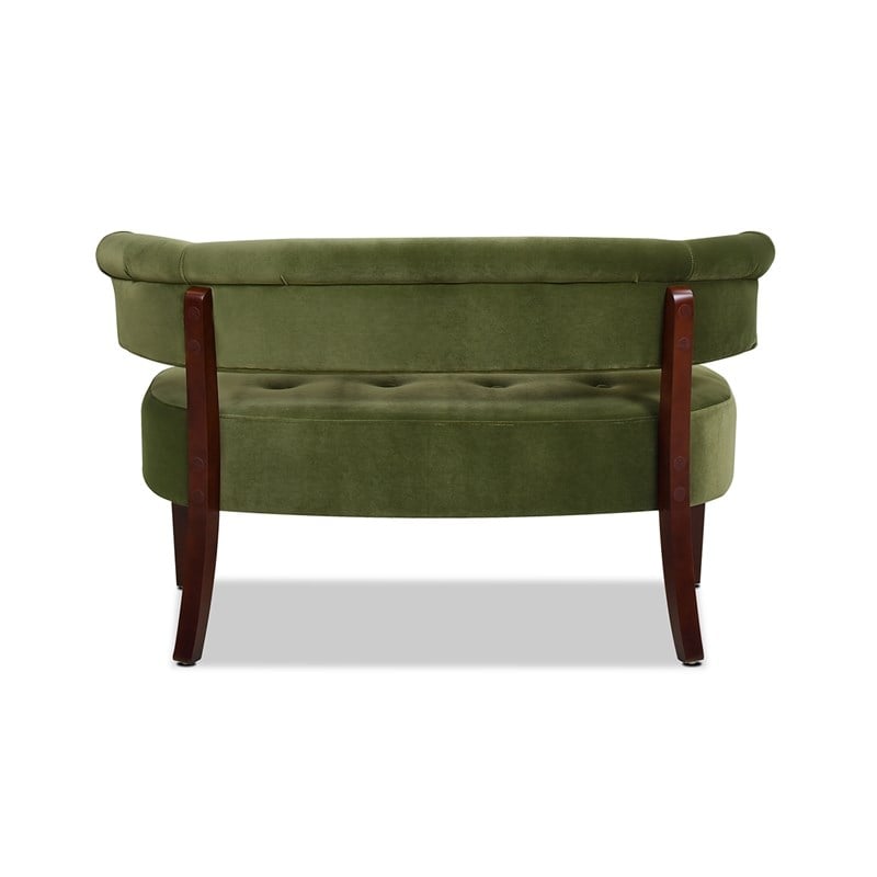 2 Piece Olive Green Jared Bench Settee Set