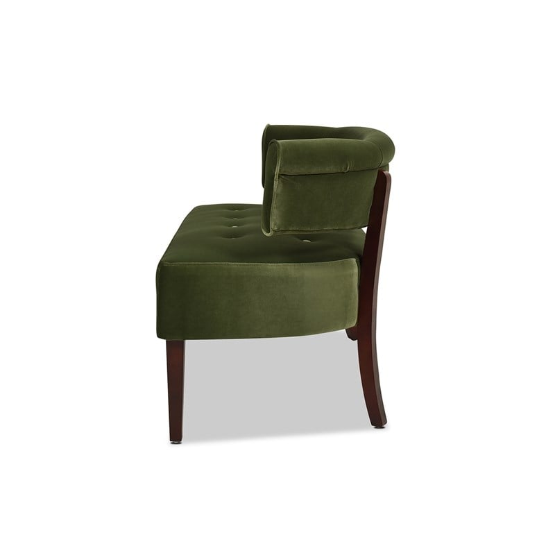 2 Piece Olive Green Jared Bench Settee Set