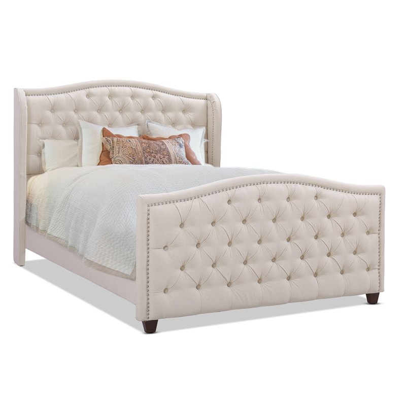 2 Piece Marcella Bed & Jacqueline Flip Top Storage Bench Set