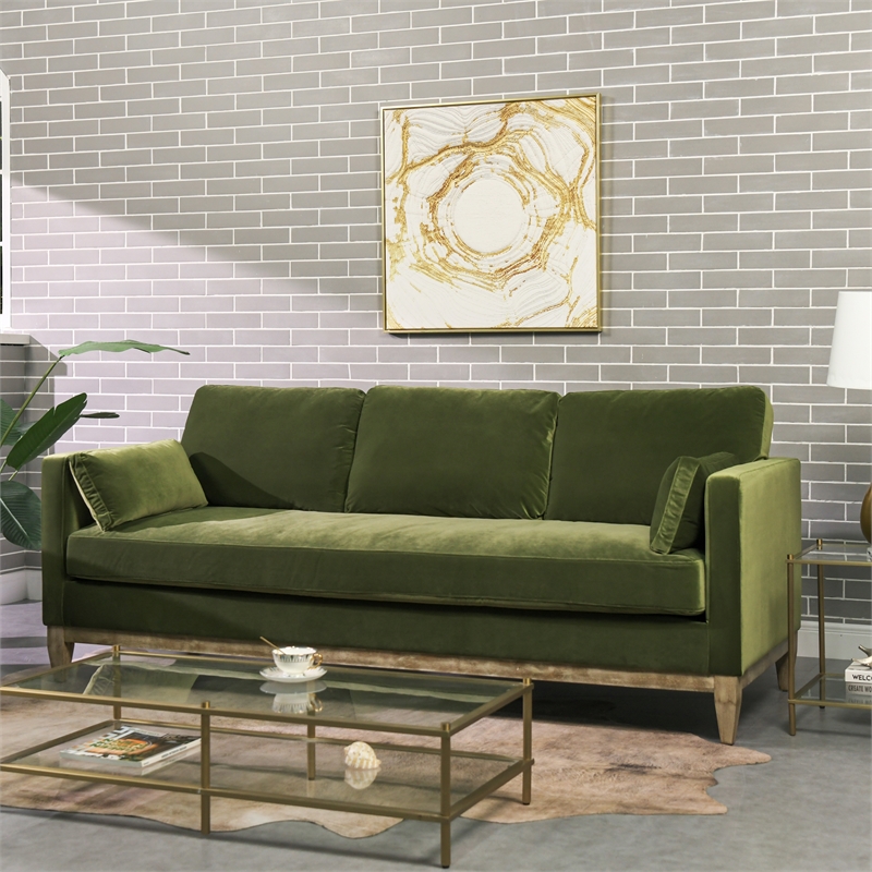 4 Pc Knox Modern Farmhouse Sofa Armchair Storage Ottoman Set