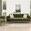 4 Pc Knox Modern Farmhouse Sofa Armchair Storage Ottoman Set