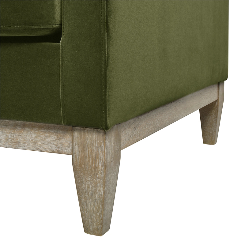 4 Pc Knox Modern Farmhouse Sofa Armchair Storage Ottoman Set