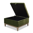4 Pc Knox Modern Farmhouse Sofa Armchair Storage Ottoman Set
