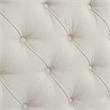 Manhattan Shelter King Platform Bed Frame Light Beige