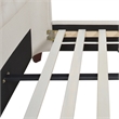 Manhattan Shelter King Platform Bed Frame Light Beige